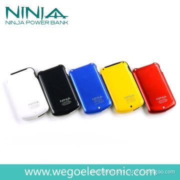 New Fashional Small Size 6000mAh Bank Power N0100 with LED Flashlight